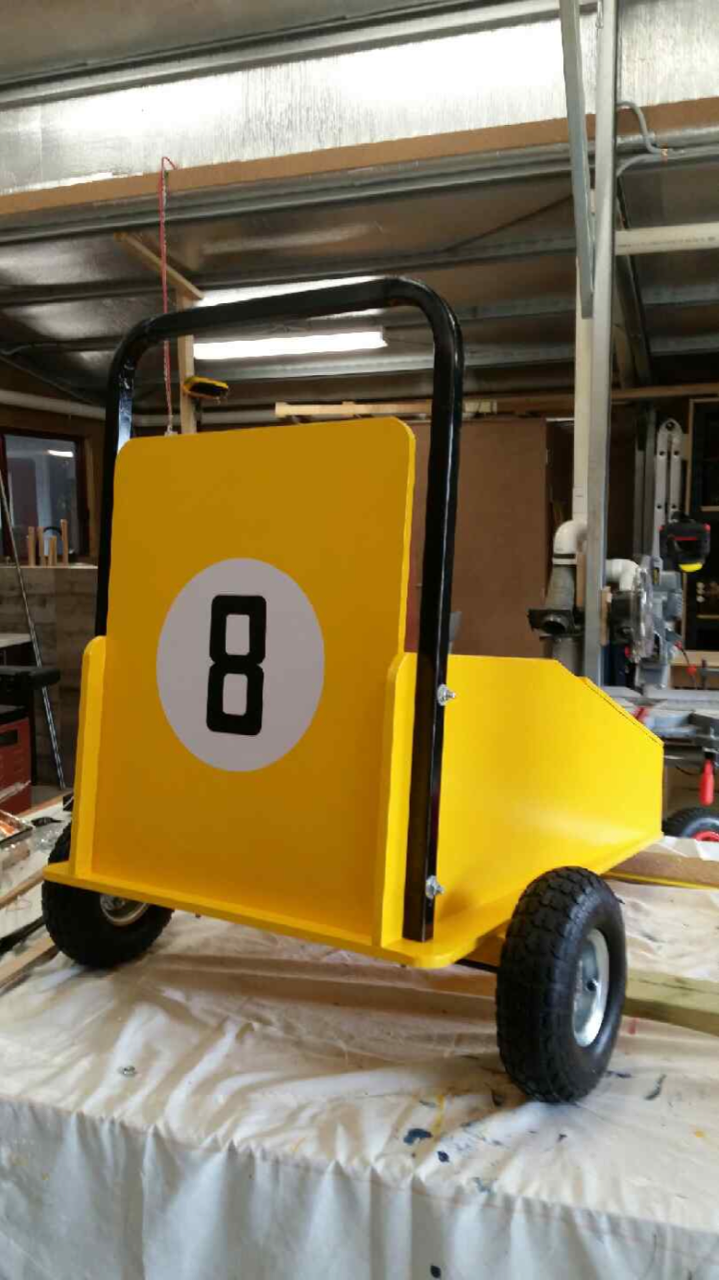 Yellow Billy Cart for the kids